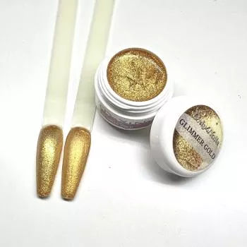 Farbgel Glimmer Gold 5ml für deine Fingernägel